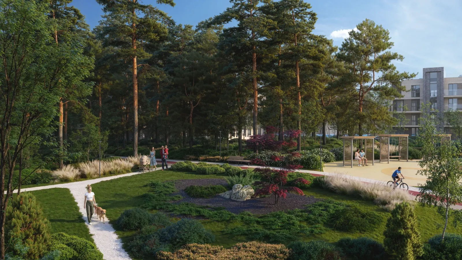 Render: Okhta Park